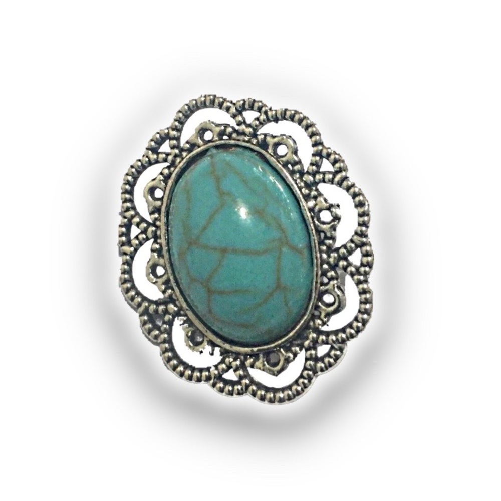 Turquoise DIY Snap Noosa for Leather Bracelets